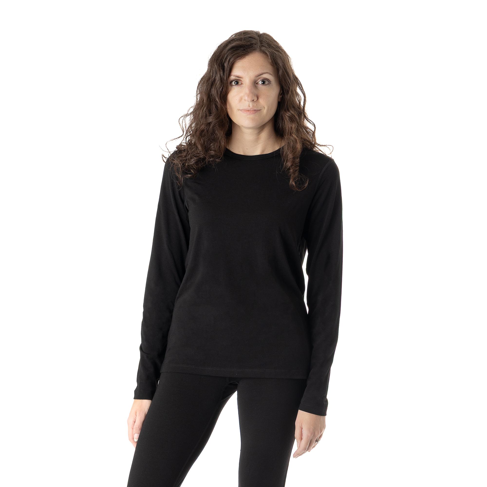 

Женская термофутболка из мериносовой шерсти Performance Mountain Tek, Black, Черный, Женская термофутболка из мериносовой шерсти Performance Mountain Tek, Black