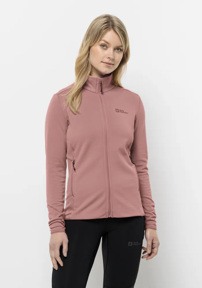 

Флисовая куртка Jack Wolfskin "KOLBENBERG FZ W", цвет Blush-Powder