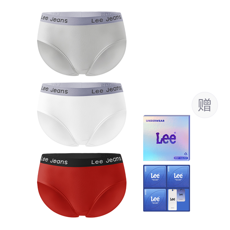 

Классические трусы 101 для женщин упаковка 3 шт Lee, серый