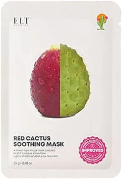 Тканевая маска — Успокаивающая Red Cactus Soothing Mask ELT, 25 г