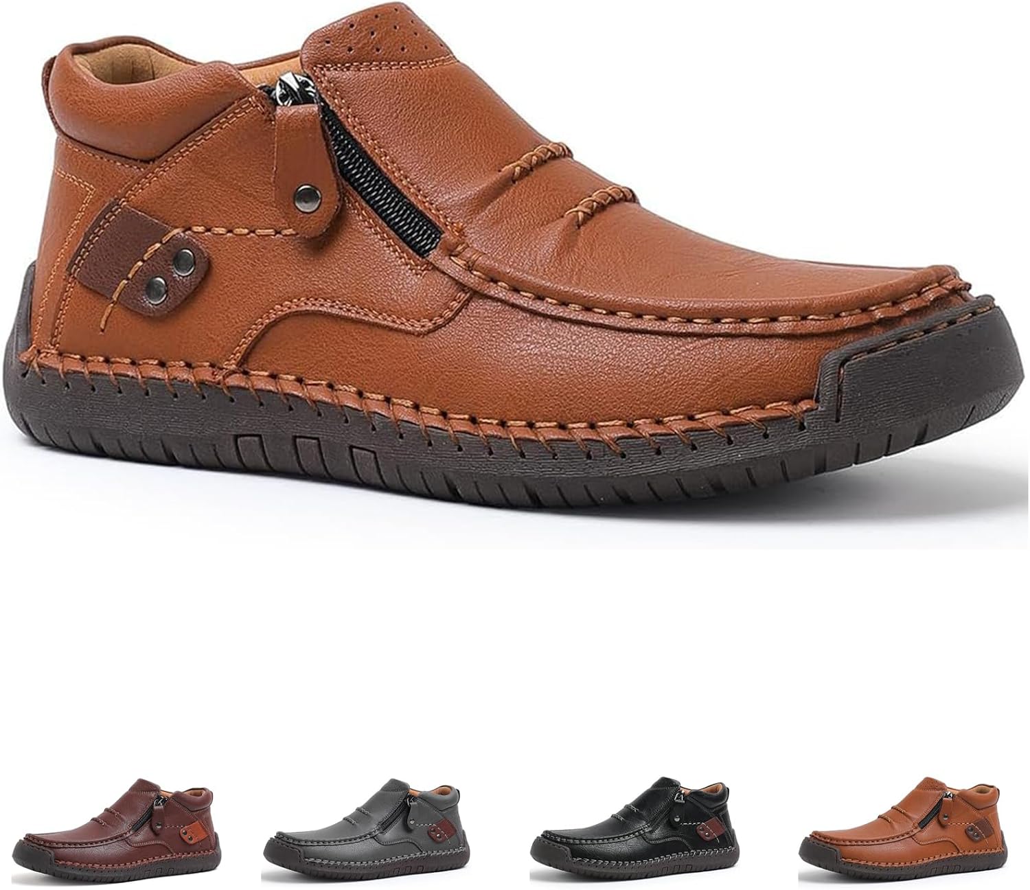 

Мужские туфли с противоскользящей подошвой и поддержкой свода стопы, для путешествий и активного отдыха Generic, светло-коричневый