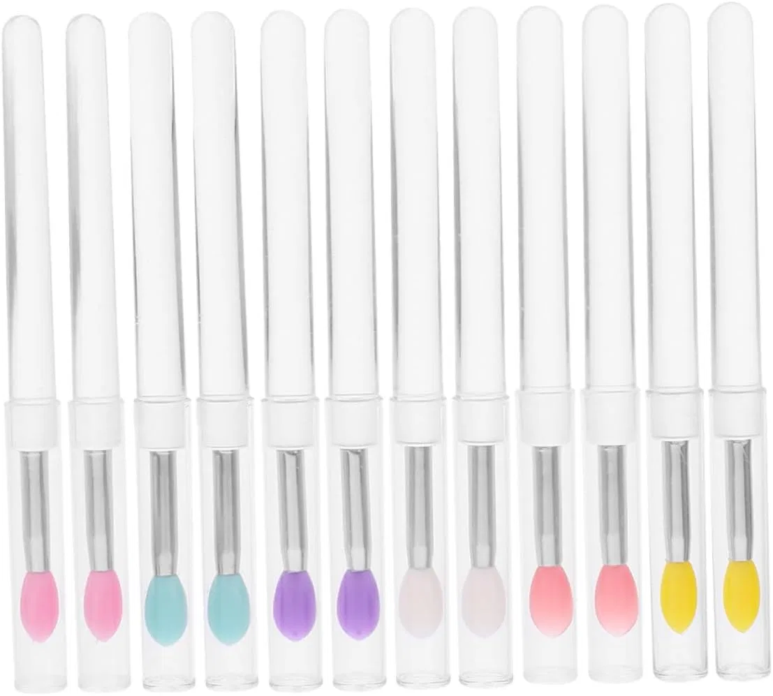Набор кистей для губ Silicone Lip Brush LEDMOMO 12 шт