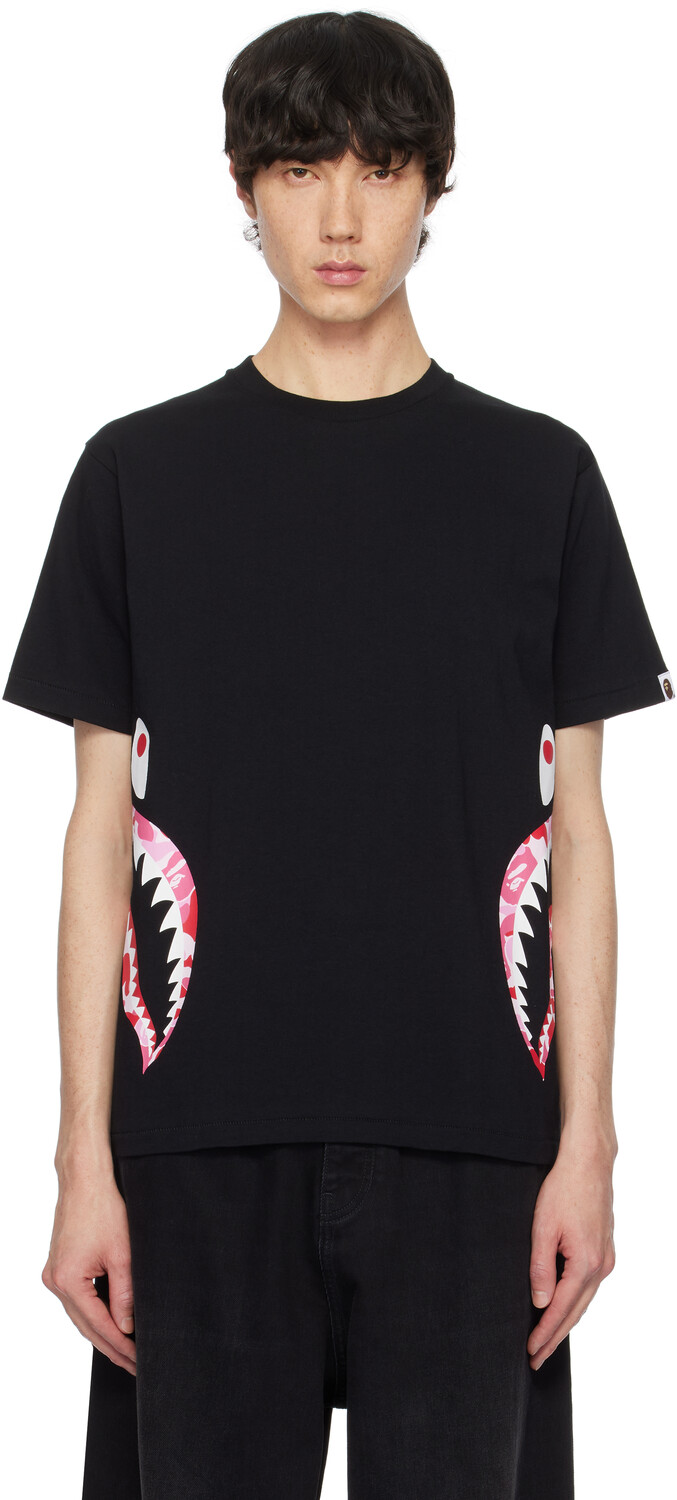 

Черная футболка ABC Camo ide hark BAPE