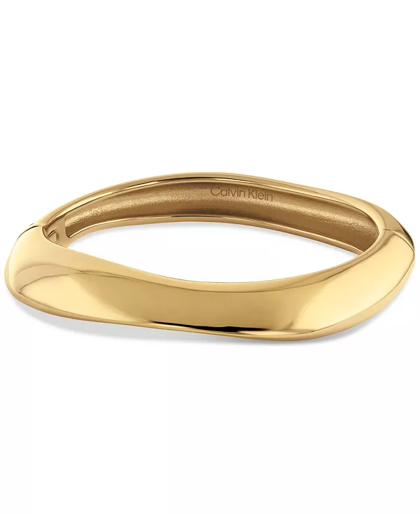 

Скульптурный браслет Calvin Klein, gold