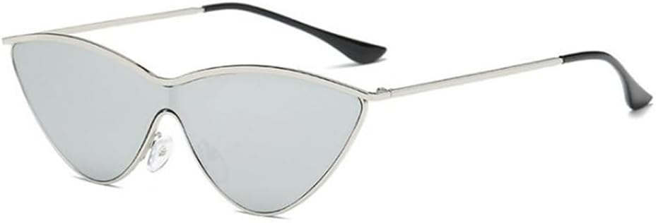 

Винтажные солнцезащитные очки «кошачий глаз» для женщин, металлическая оправа, ретро-линзы треугольной формы, солнцезащитные очки «кошачий глаз» для женщин, защита от ультрафиолета UV400 VFDHN, C6