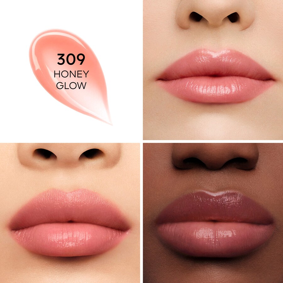 Увлажняющий тонирующий бальзам для губ Kiss Kiss Bee Glow GUERLAIN, 0.1 oz/3.2 g, 309 Honey Glow — фото 2