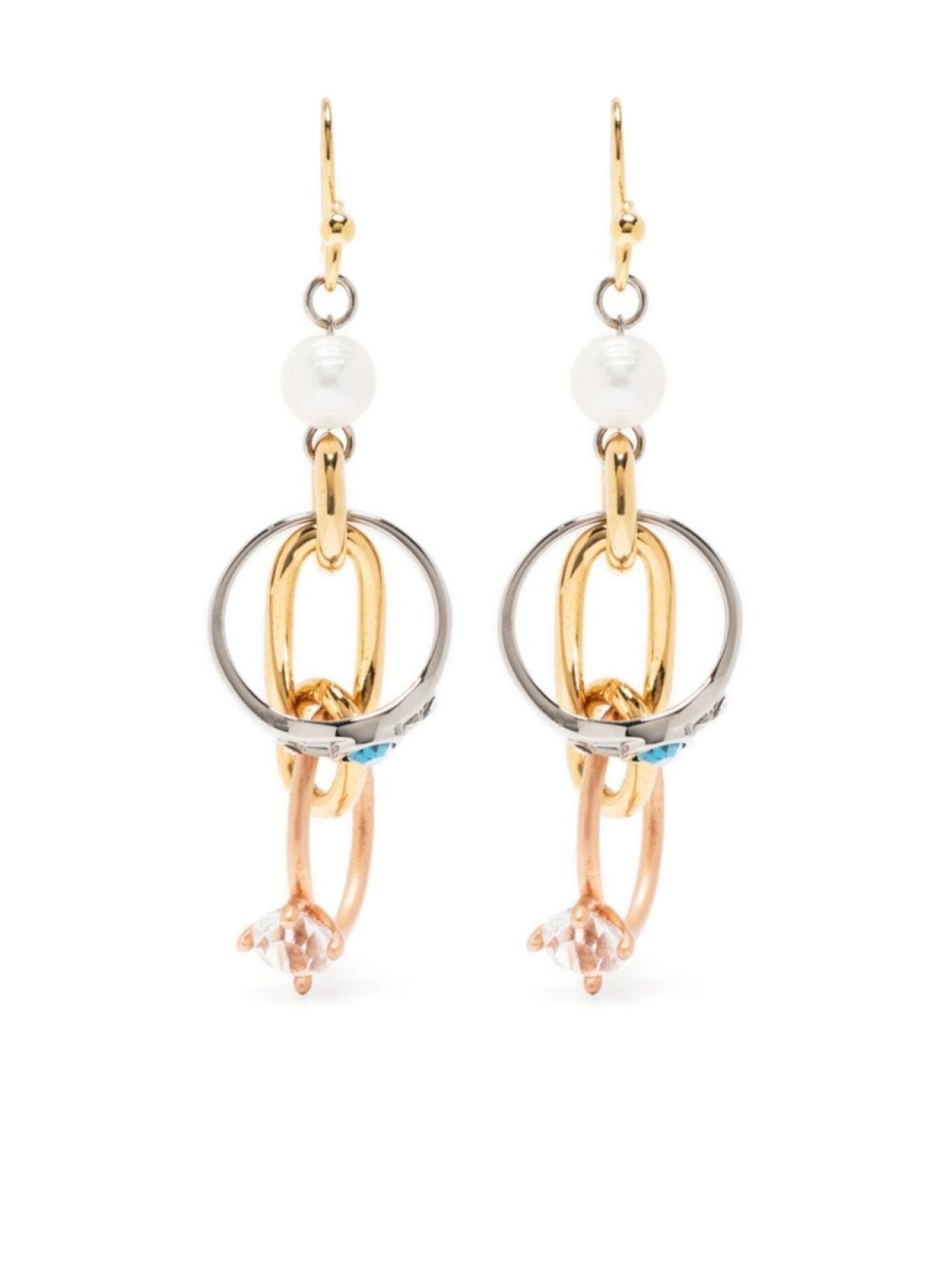 

Серьги с жемчугом Marni, золотой