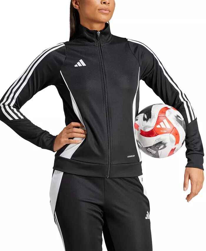 

Женская спортивная куртка Tiro 24 на молнии adidas, черный