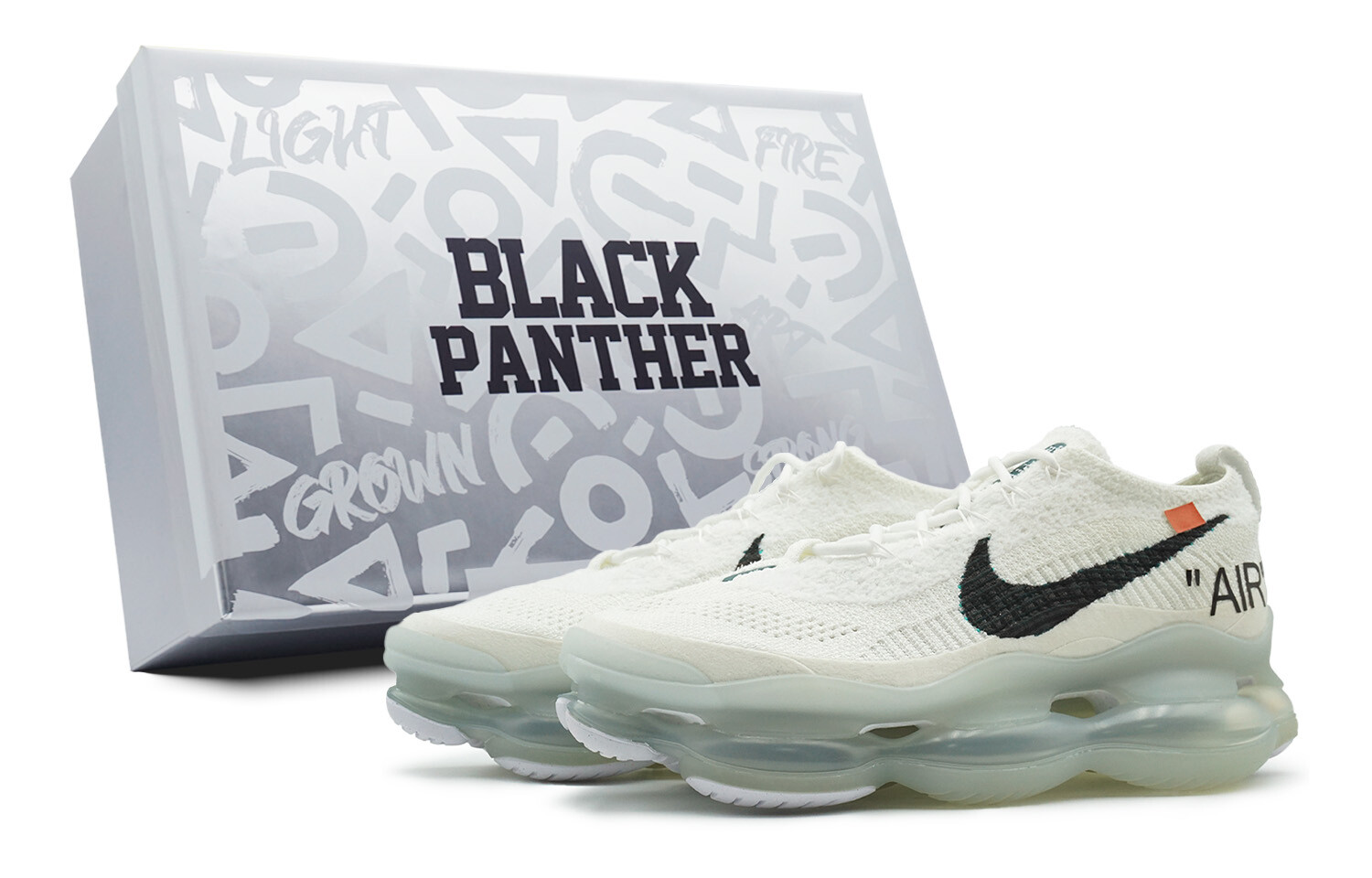 

Кроссовки Air Max Scorpion унисекс с низким верхом белого/черного цвета Nike