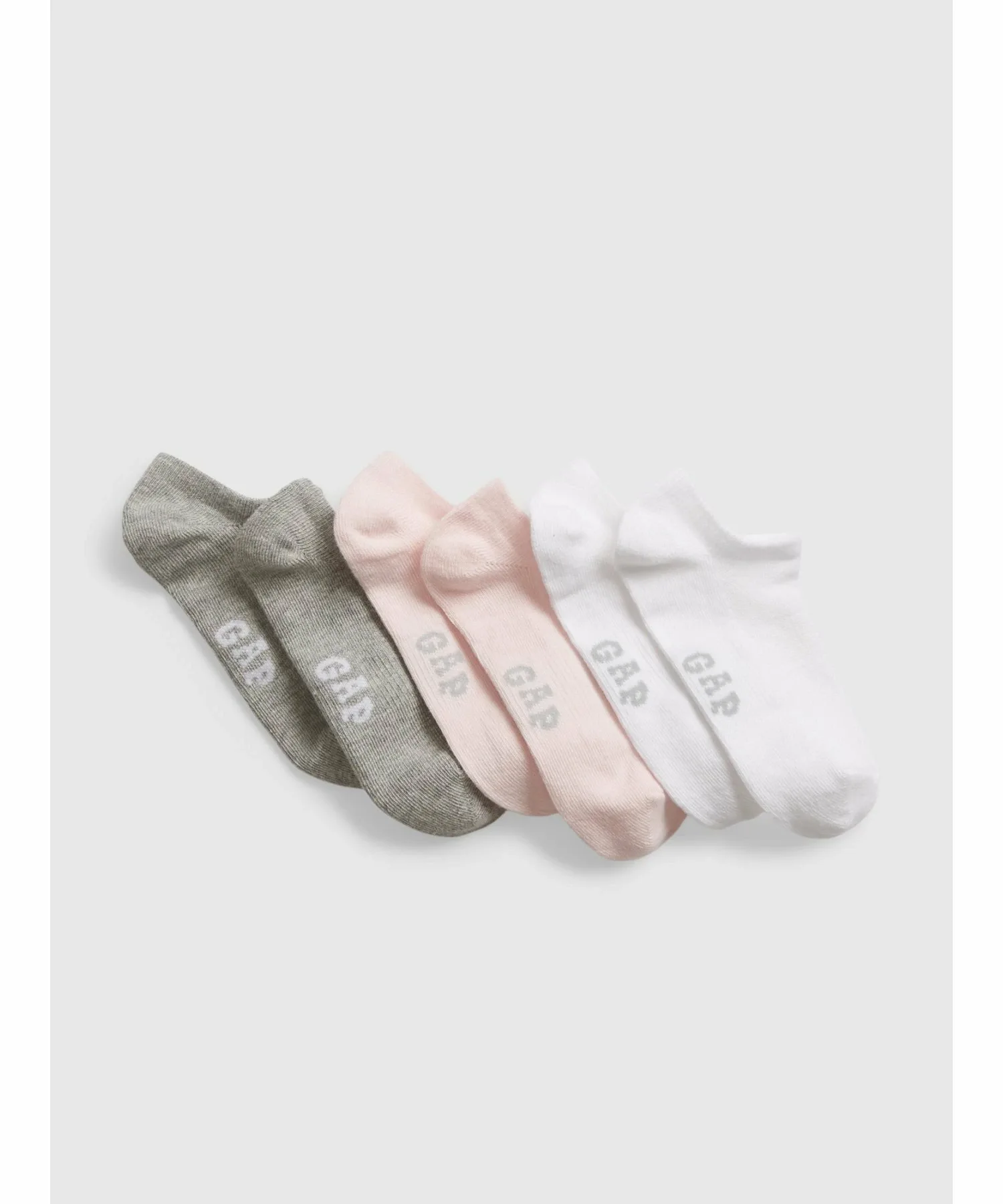 (K) Набор из 3 пар коротких носков-невидимок (детские) GAP, MULTI