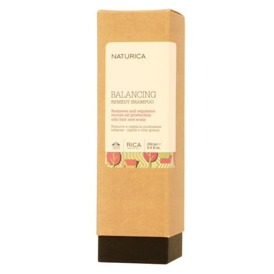 Регулирующий и очищающий шампунь для жирных волос 250мл Rica Naturica Balancing Remedy — фото 2