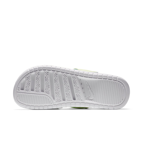 Тапочки benassi duo ultra slide white/yellow Nike, белый — фото 3