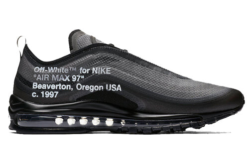 Кроссовки x off white air max 97 Nike, черный — фото 2