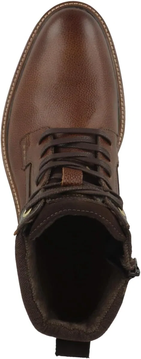 PANTOFOLA D'ORO 1886 Pantofola D'ORO Pantofola d'ORO Pizzoli Uomo Высокие мужские ботинки на шнуровке с аппликацией-лейблом, коричневые, 42 EU — фото 3