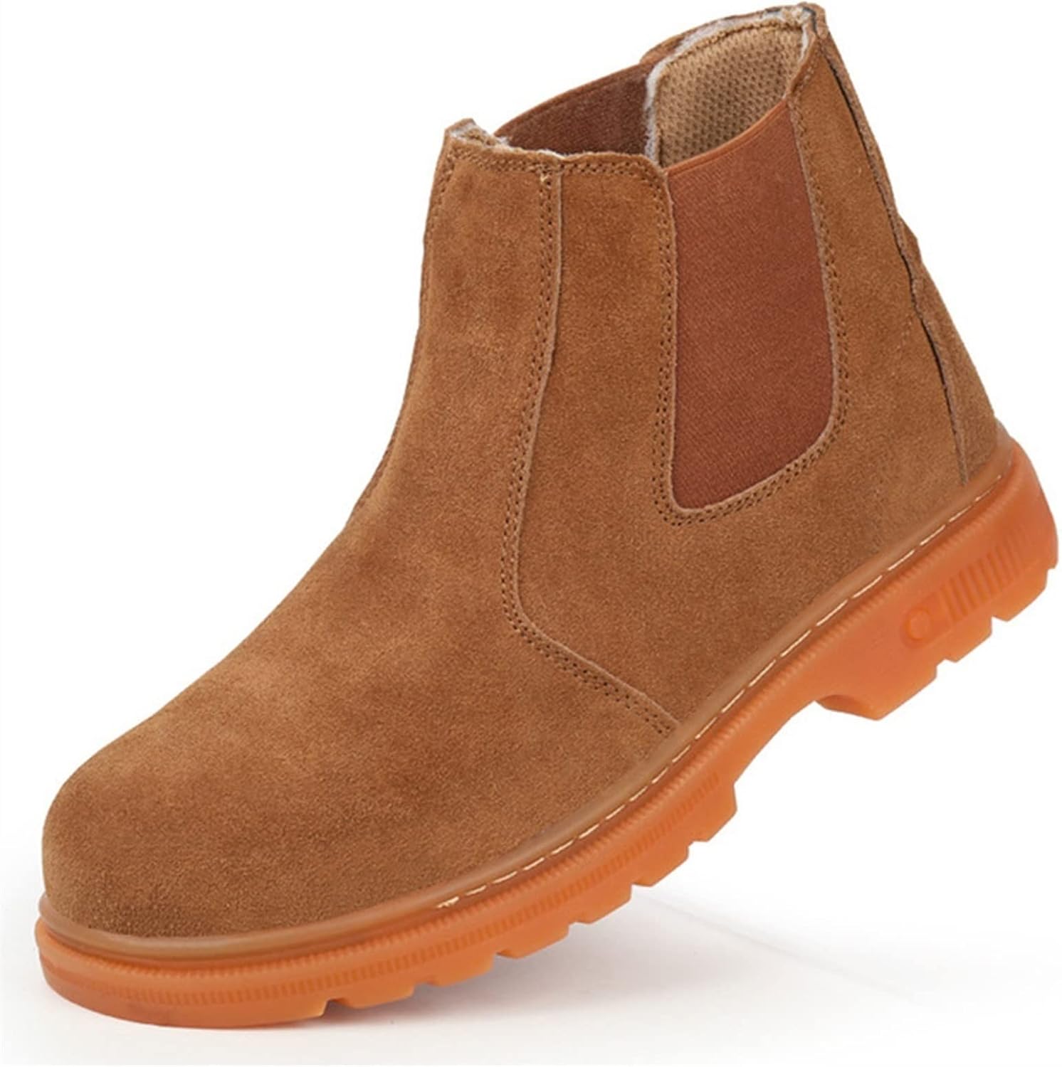 

Защитная обувь для мужчин и женщин, туфли с стальным носком, кроссовки, легкие дышащие промышленные кроссовки (Цвет: коричневый, Размер: 10 US) Hisxus