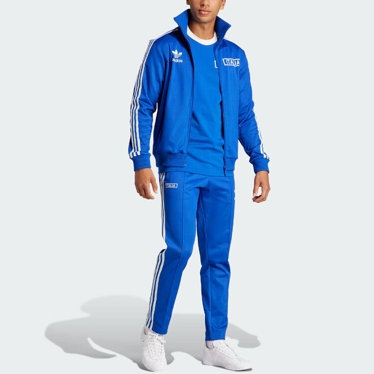 ИТАЛИЯ BECKENBAUER Куртка мужская королевский синий Adidas Originals, синий — фото 4