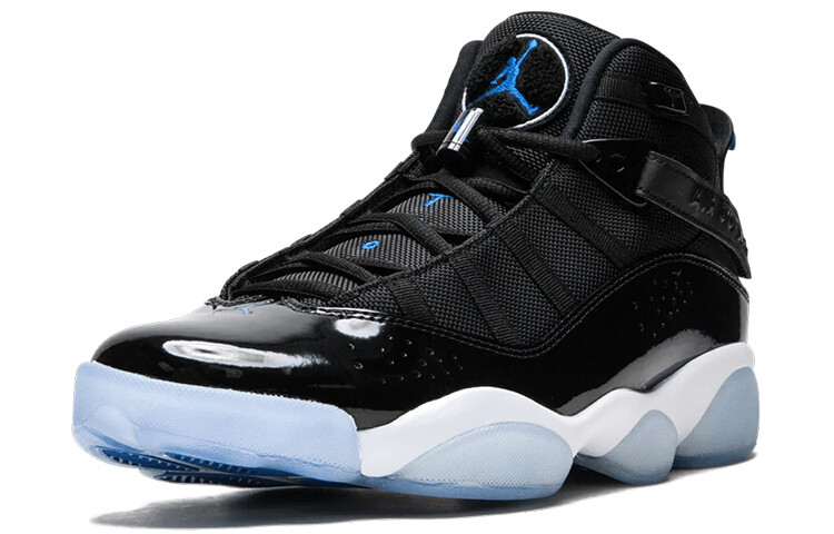 Кроссовки Jordan Air Jordan 6 Rings Vintage Basketball, черный/белый — фото 2