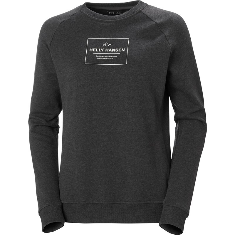 

Толстовка с свитером из органического хлопка f2f Hellyhansen, цвет ebony melange