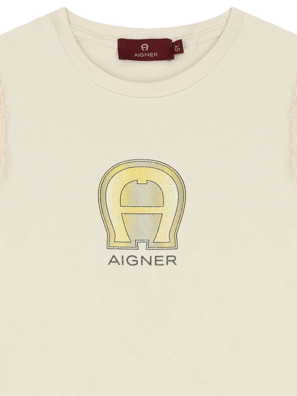 Платье с логотипом Aigner Kids, нейтральный — фото 3