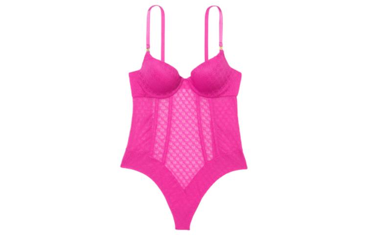 

Женский боди Victoria's Secret, розово-фиолетовый