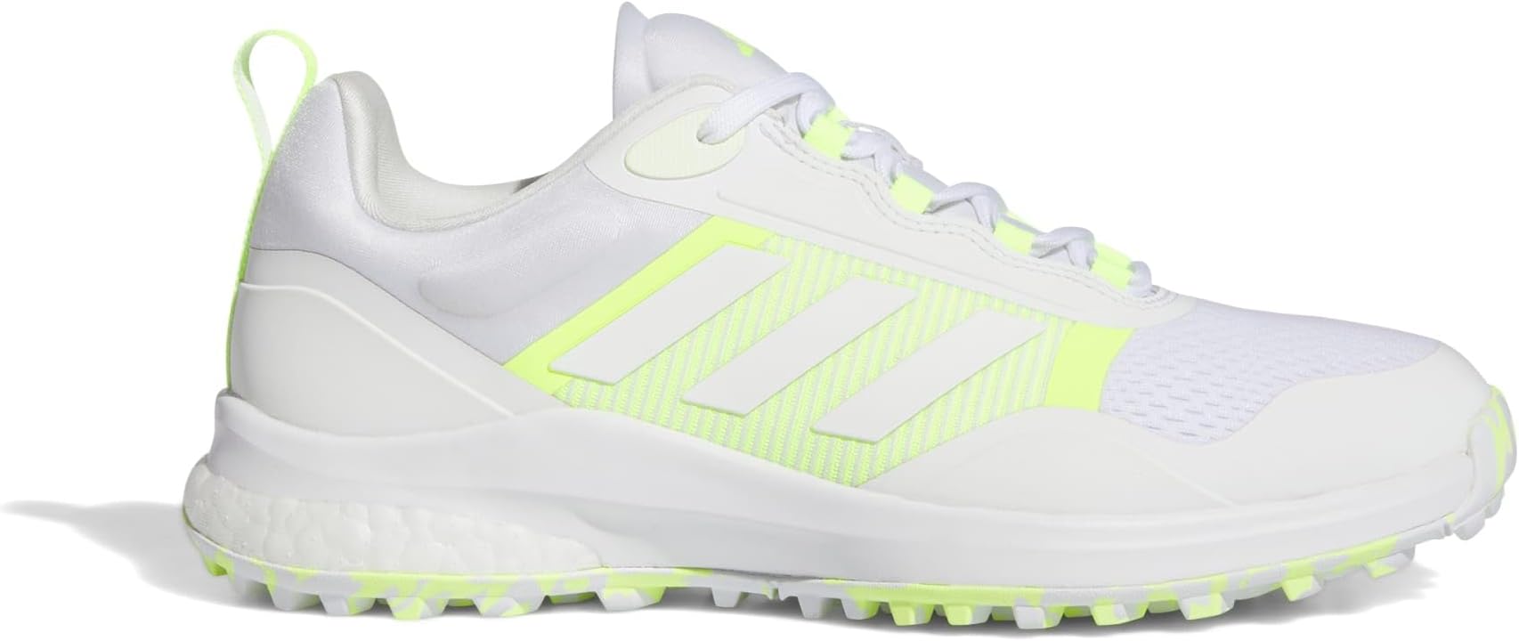 

Кроссовки Zoysia Golf Shoes adidas, цвет Footwear White/Footwear White/Lucid Lemon, Белый, Кроссовки Zoysia Golf Shoes adidas, цвет Footwear White/Footwear White/Lucid Lemon