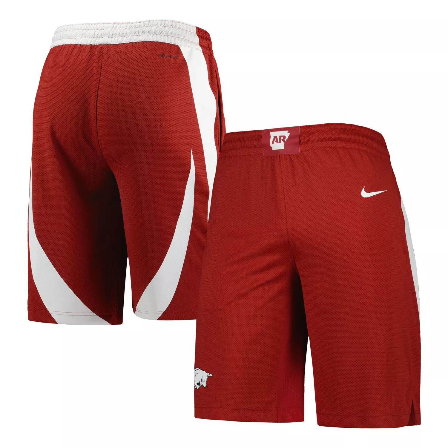 

Мужские баскетбольные шорты Crimson Arkansas Razorbacks Replica Team Nike