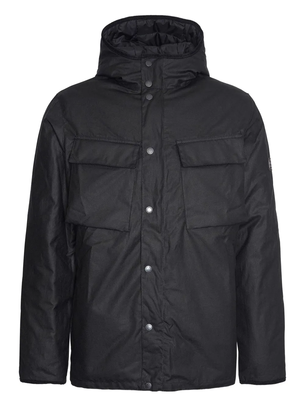 

Вощеная куртка с нагрудным карманом Barbour, черный