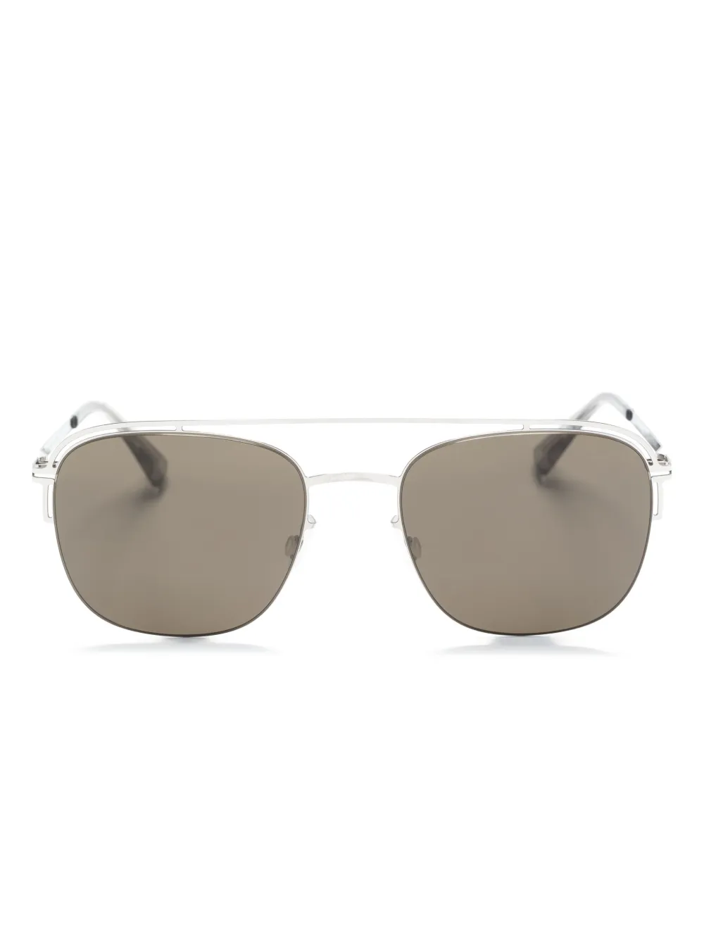 

Солнцезащитные очки-пилоты Nor Mykita, серебяный