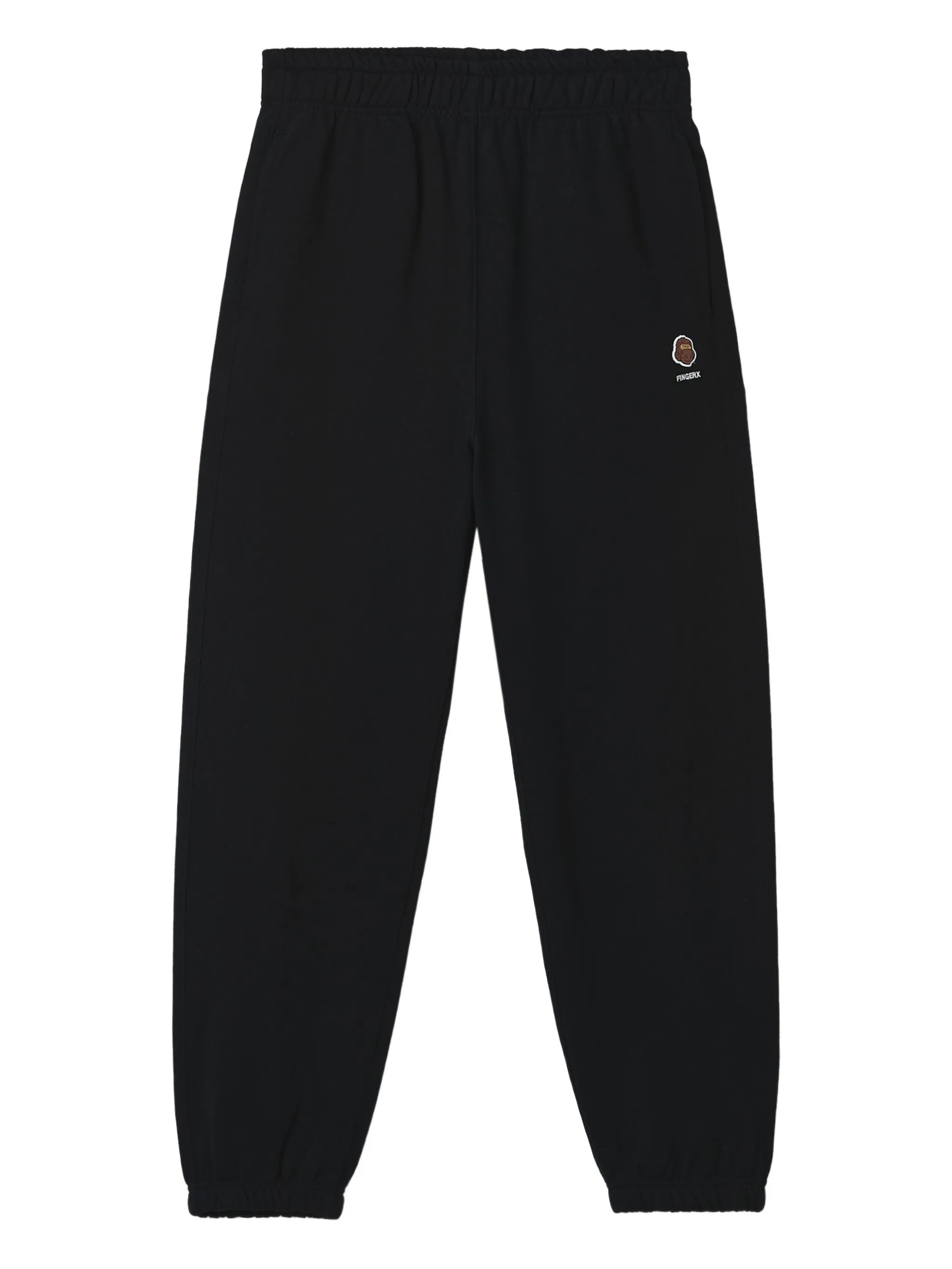 

Джоггеры с вышивкой и манжетами Fingercroxx, черный