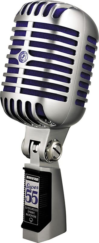

Вокальный микрофон Shure Super 55 Deluxe Supercardioid Dynamic Microphone