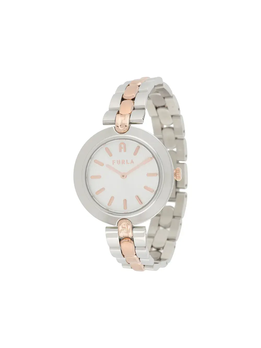 

Двухцветные наручные часы Milano Furla, серебристый