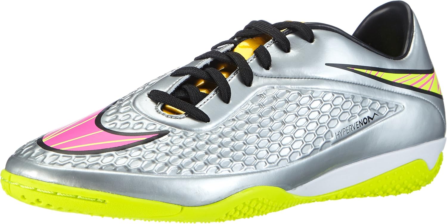 

Мужские футбольные бутсы Nike Hypervenom Phelon II NJR IC, Chrome/Metalic Gold Coin/Hyper Pink