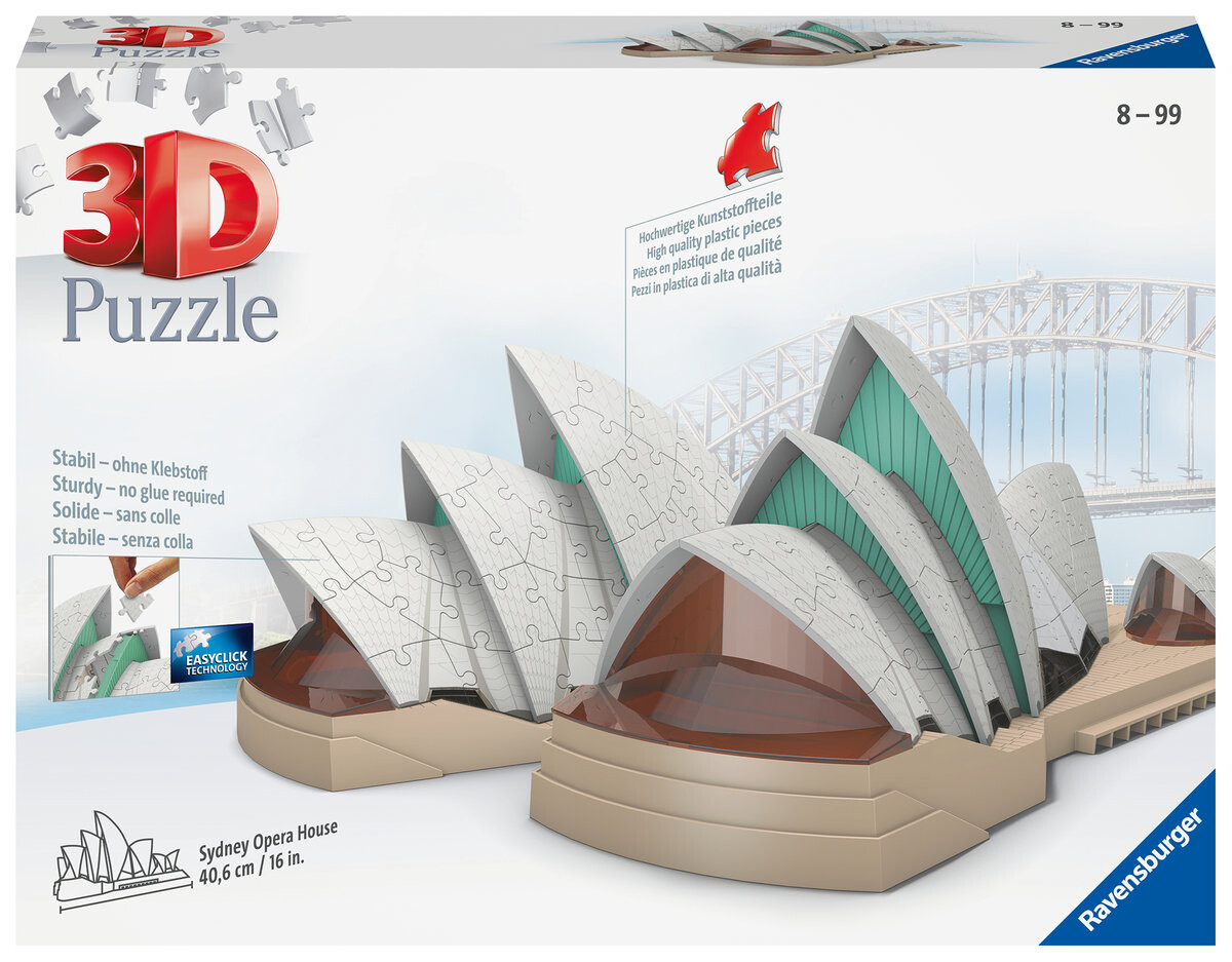 

Пазл Ravensburger, 3D Buildings Sydney Opera House, 216 шт.