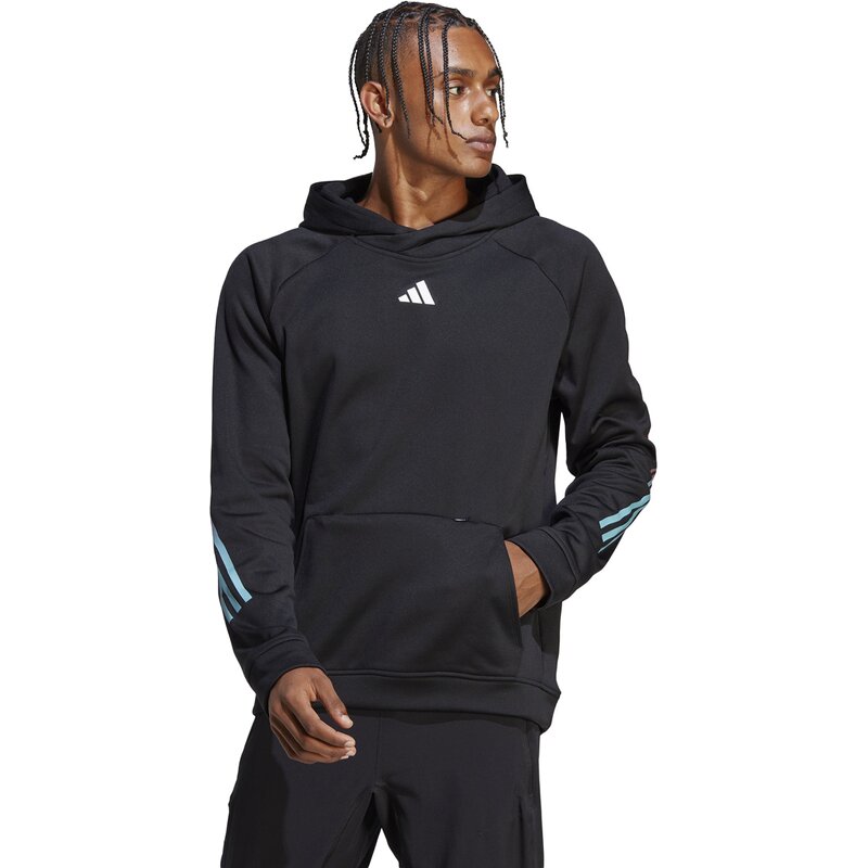 Kapuzensweat ti 3s hoodie Adidas, черный — фото 2