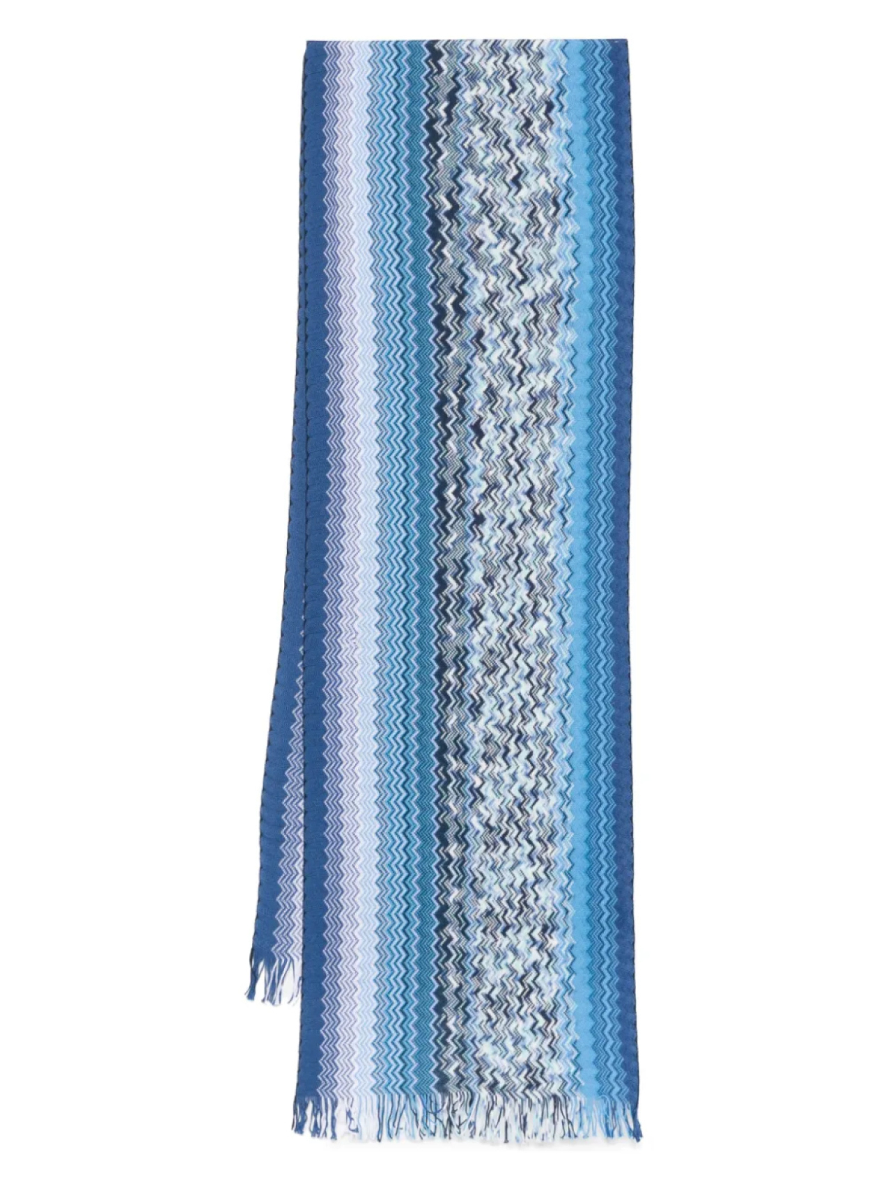 

Шарфы зигзагообразной формы Missoni, синий