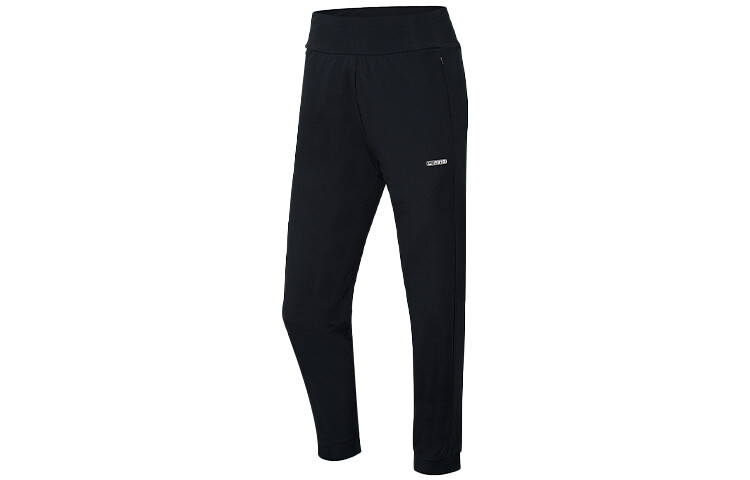 

Трикотажные спортивные штаны женские черные Lining