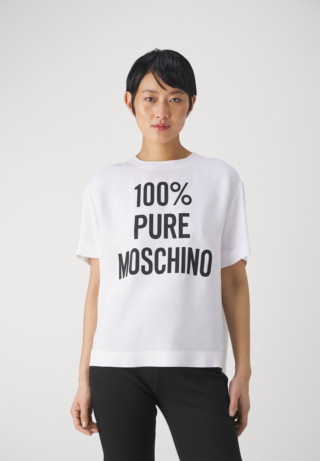 

Блузка MOSCHINO, фантазийно-белая