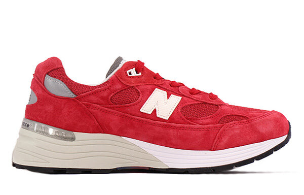 Кроссовки x kith 992 сделано в сша New Balance, красный — фото 2