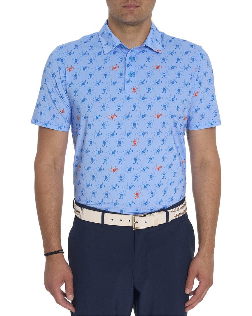 

Рубашка-поло Robert Graham Stinger Knit, светло-голубой