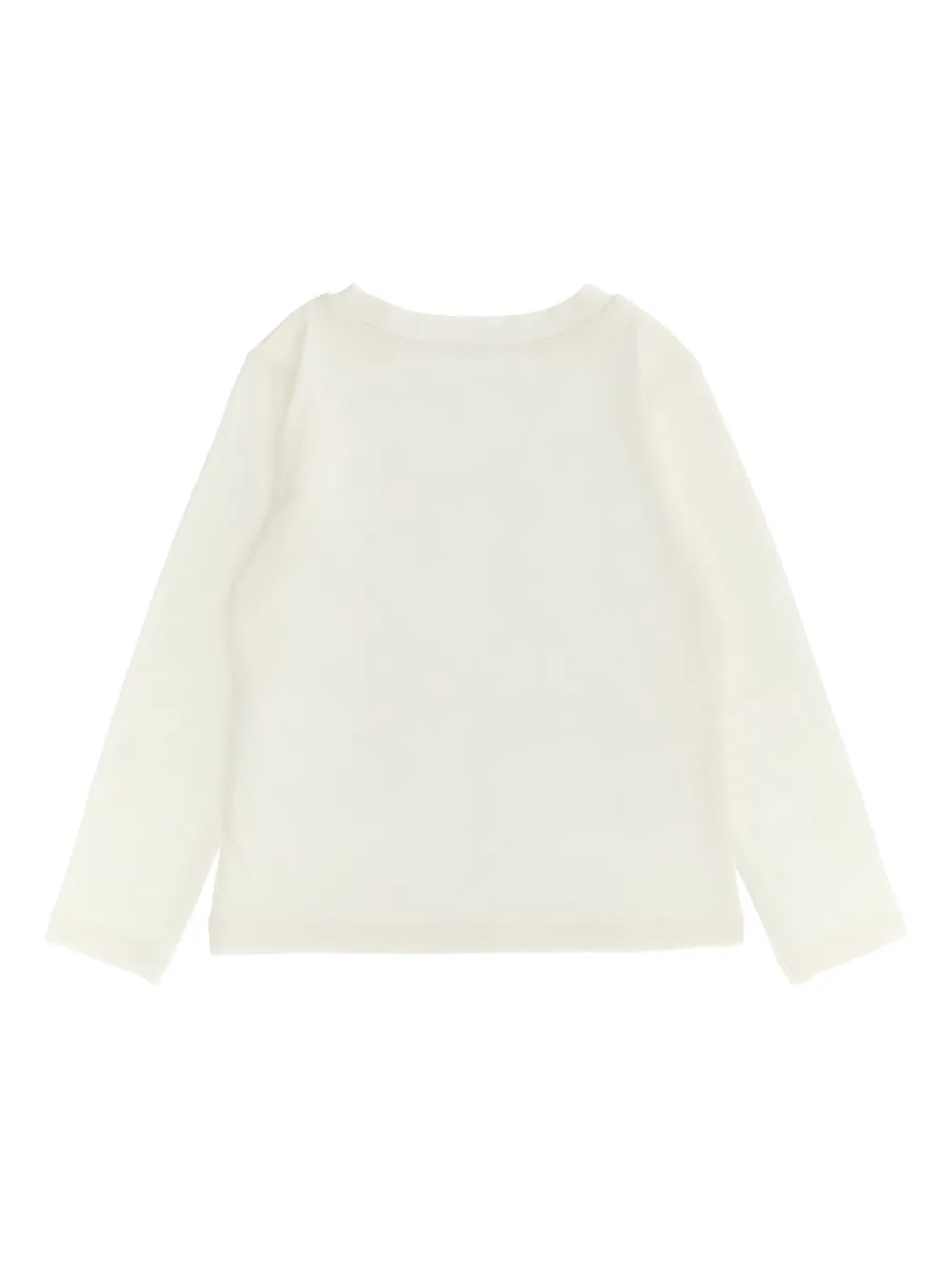 Футболка с сердечком в виде плюшевого мишки Moschino Kids — фото 2