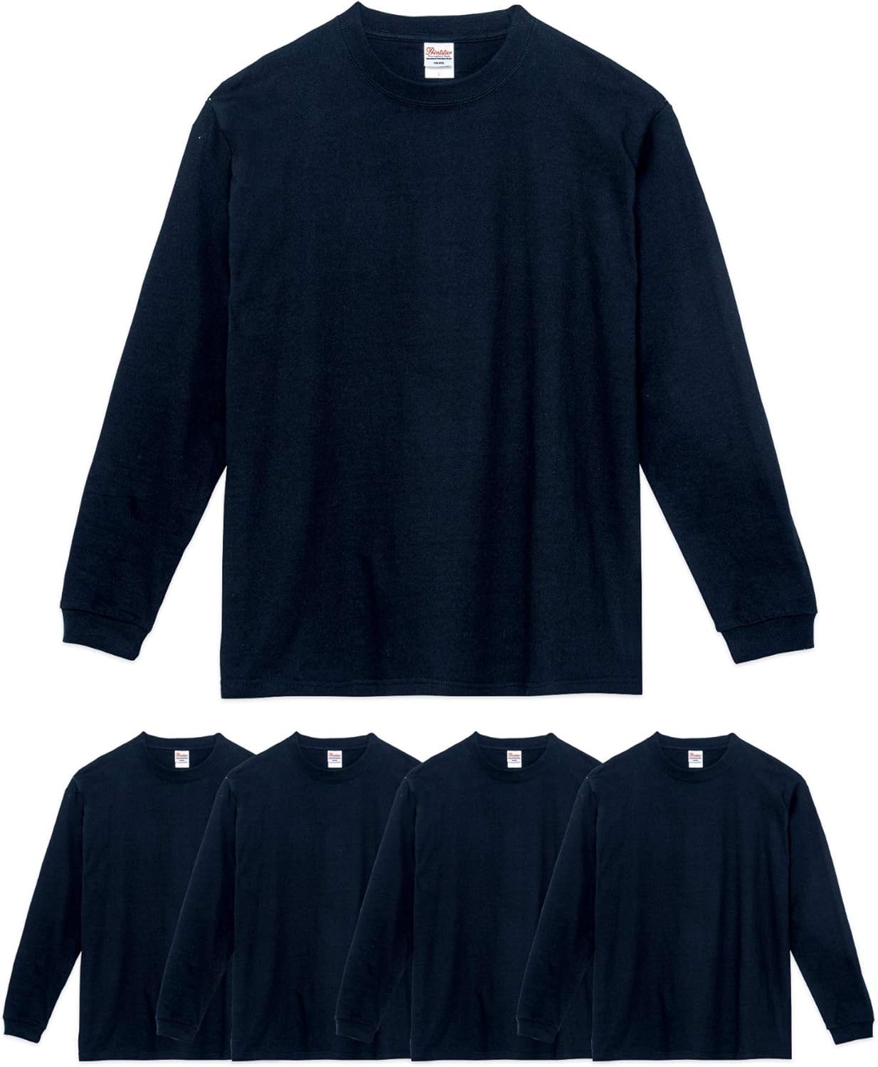 

Супертяжелая футболка HVL с длинными рукавами Printstar, темно-синий