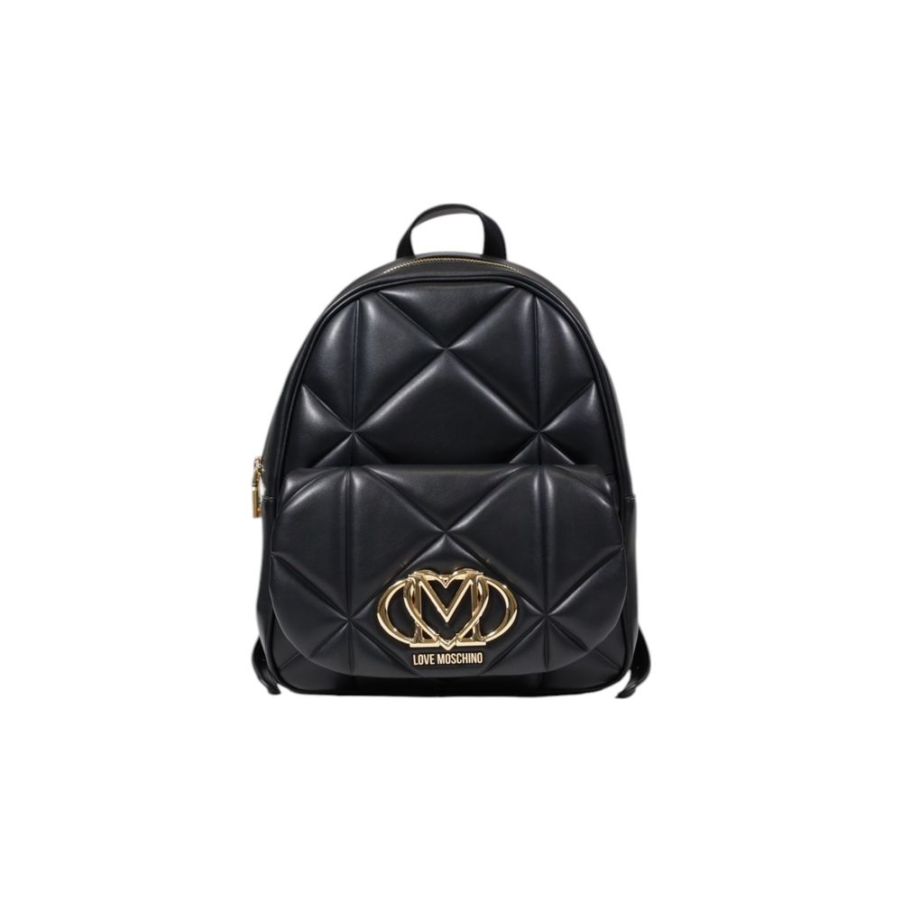 

Черный полиэтиленовый рюкзак LOVE MOSCHINO