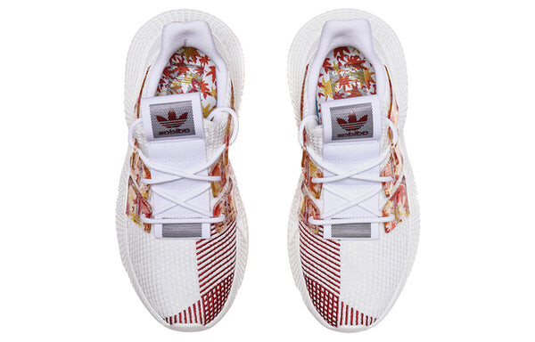 Кроссовки оригиналы prophere красные Adidas, белый — фото 4