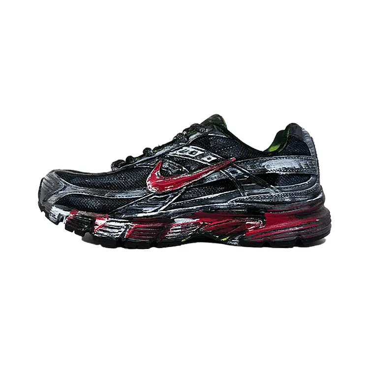 

Кроссовки для бега Initiator мужские с низким верхом, черный/белый/красный Nike