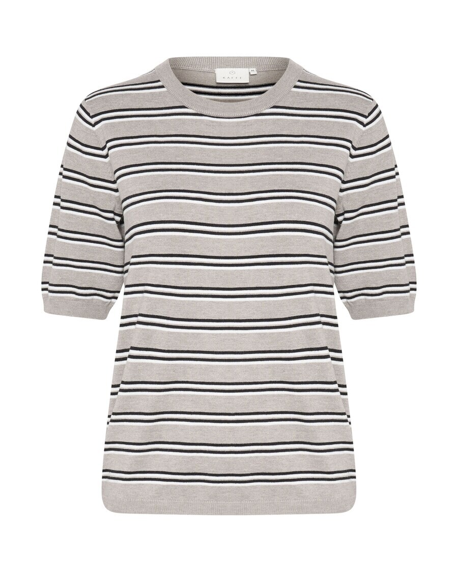 

Тонкий вязаный свитер Kaffe Sweater Lizza, пятнистый серый