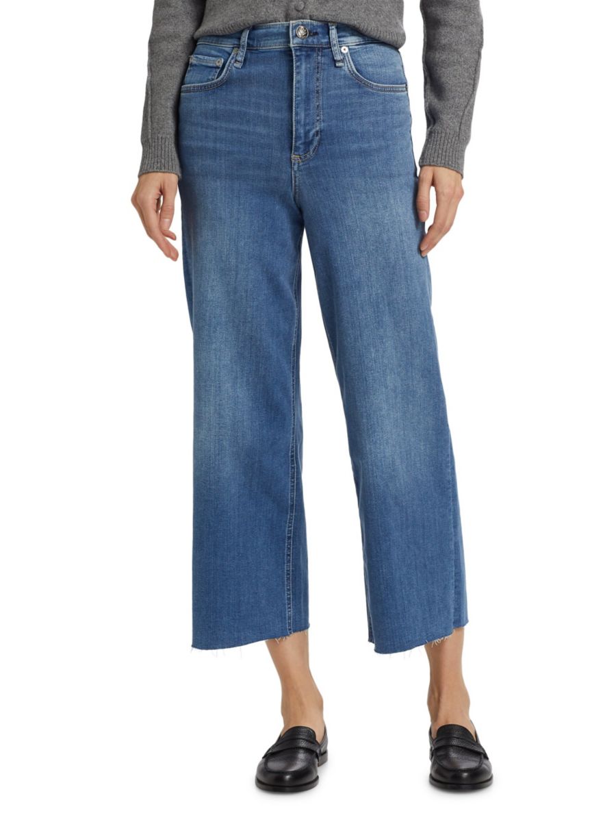 

Джинсы Epic Andi с высокой талией и широкими щиколотками rag & bone, цвет Scout