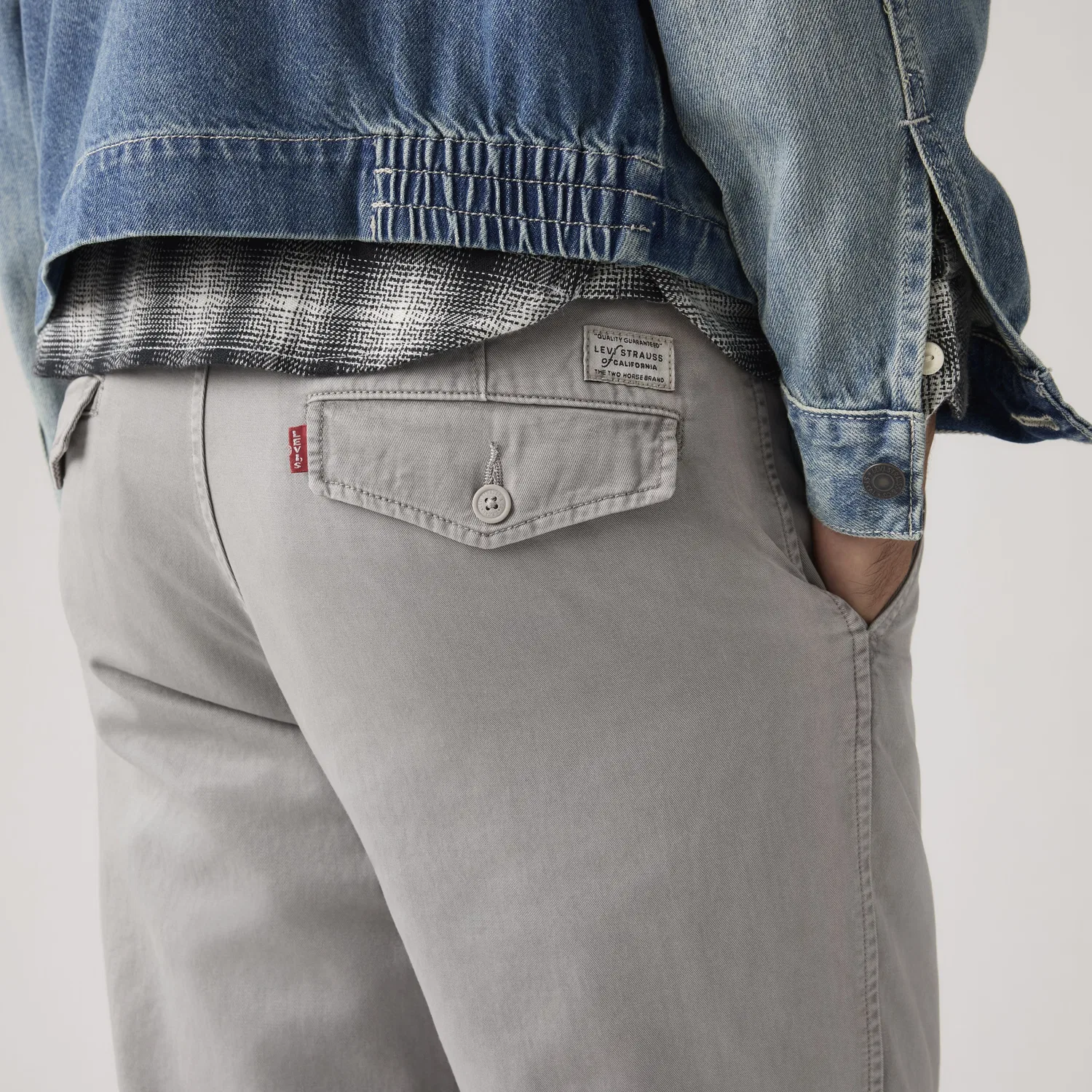 Мужские брюки Xx Chino Authentic Relaxed Levi's, Grey — фото 2