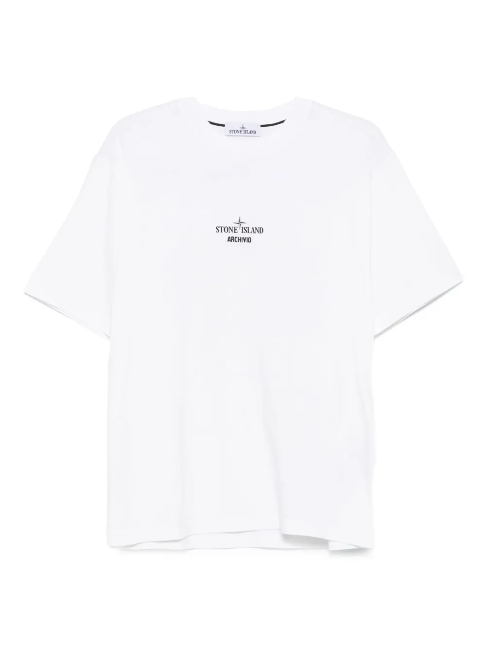 

2100037 Футболка с логотипом Stone Island, белый