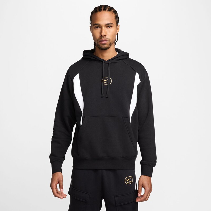 

Hooded sweatshirt m nsw sw air po hoody flc bb Nike, мультиколор