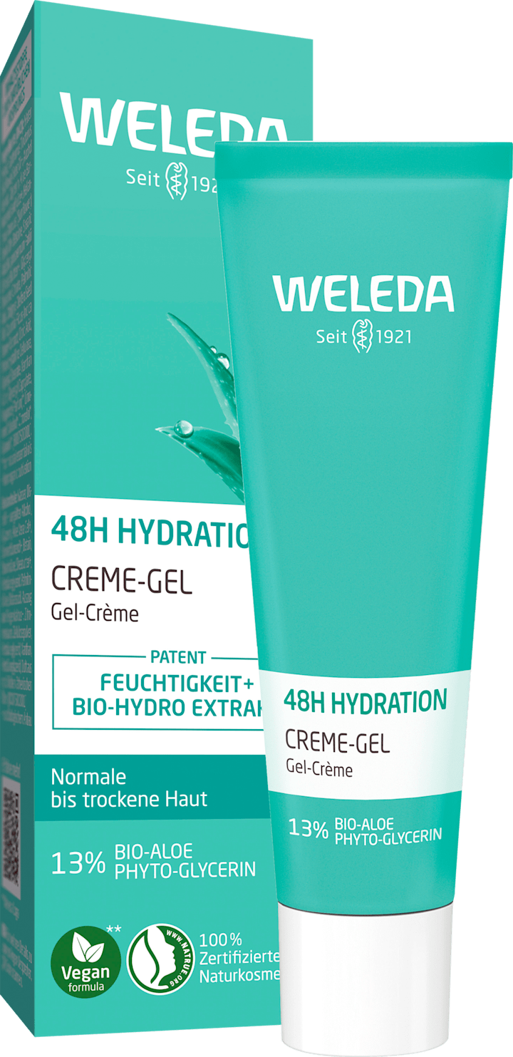 

Дневной крем WELEDA Gesichtscreme Gel 48H Hydration, 30 ml